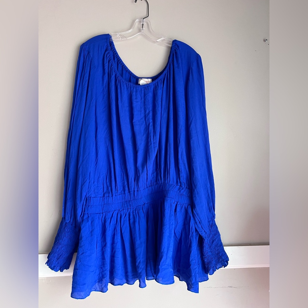 Elegant Royal Blue Mini Dress